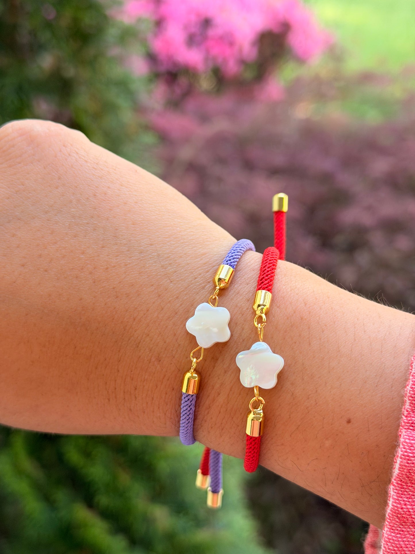 Mother of Pearl Cord Bracelets