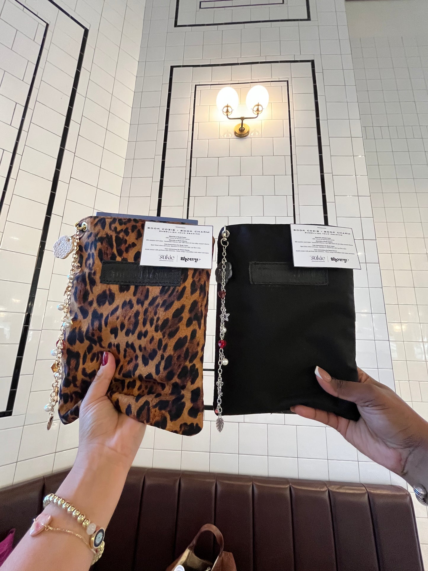 Book cozie + Book Charm