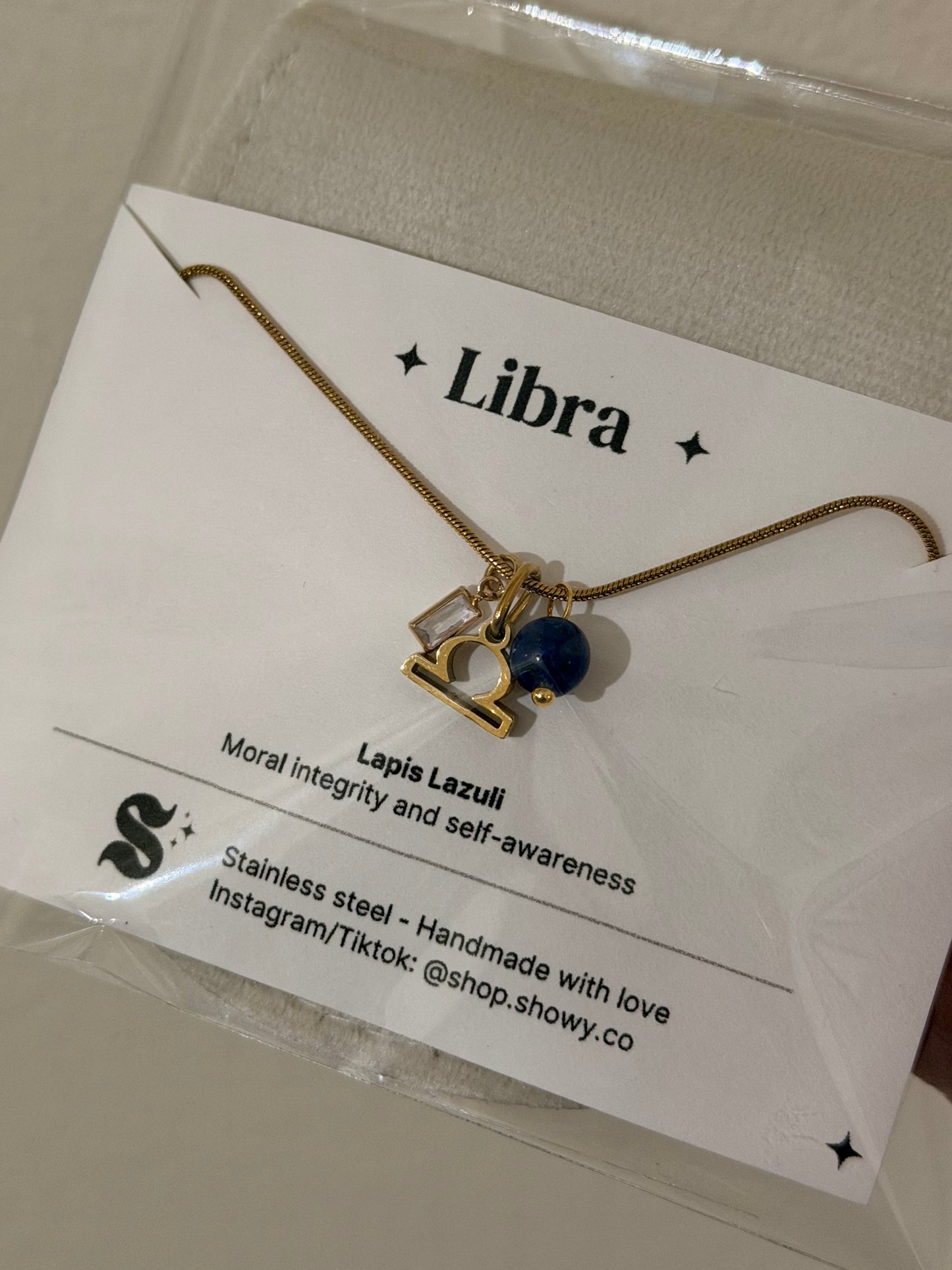 Zodiac & Stone Necklace