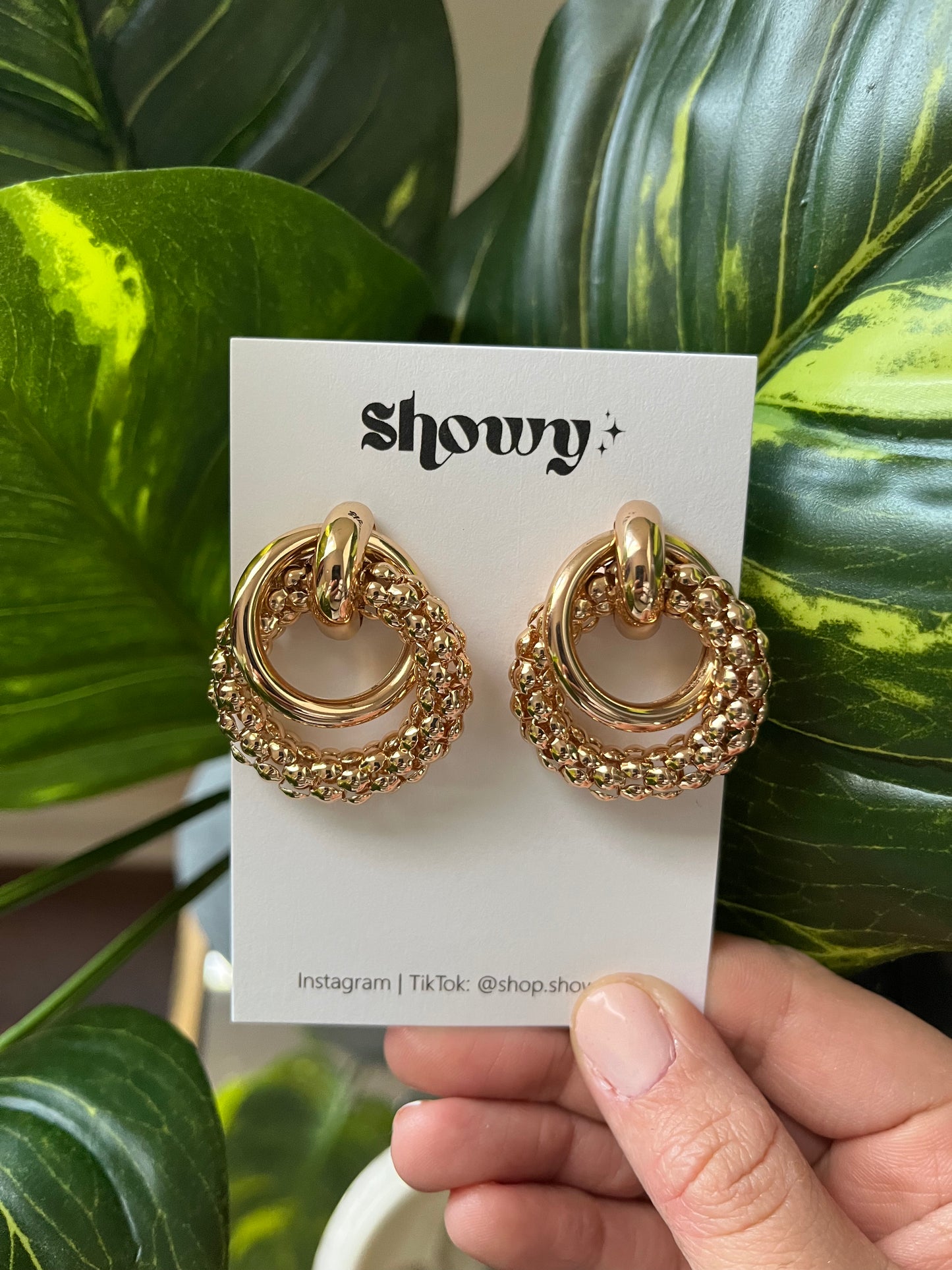 Isadora golden earrings