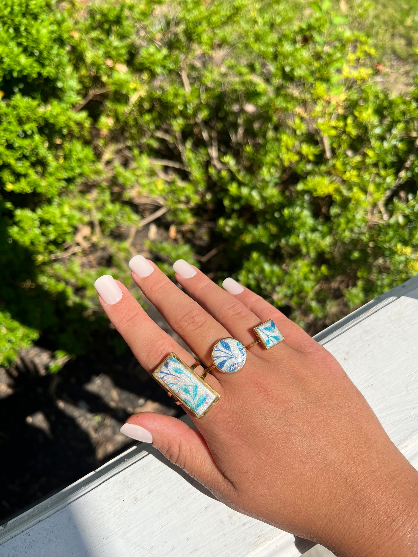 Arisha Floral Rings