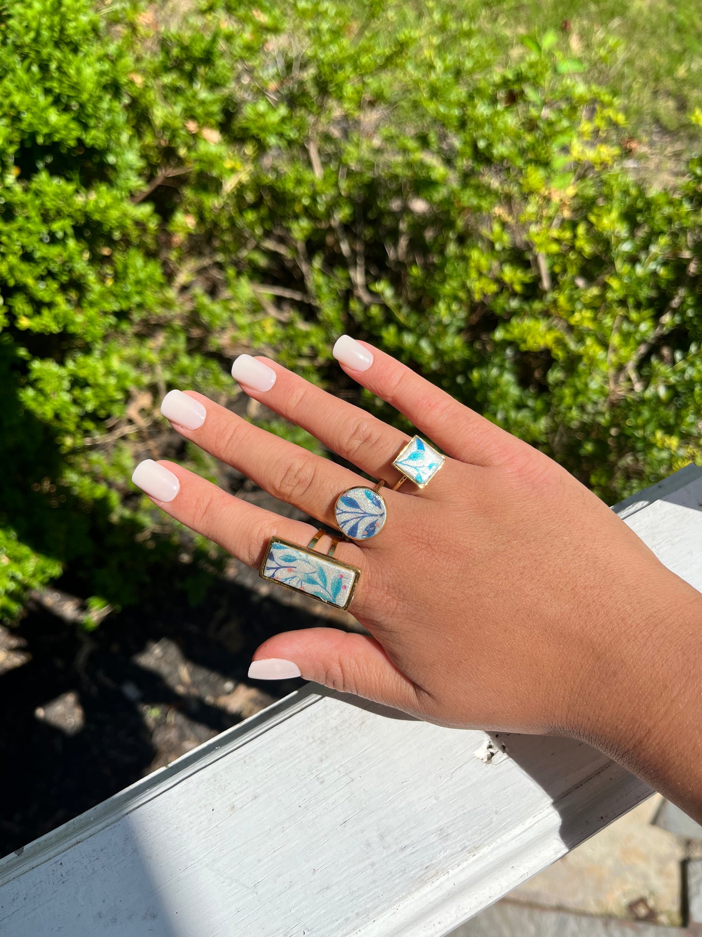 Arisha Floral Rings