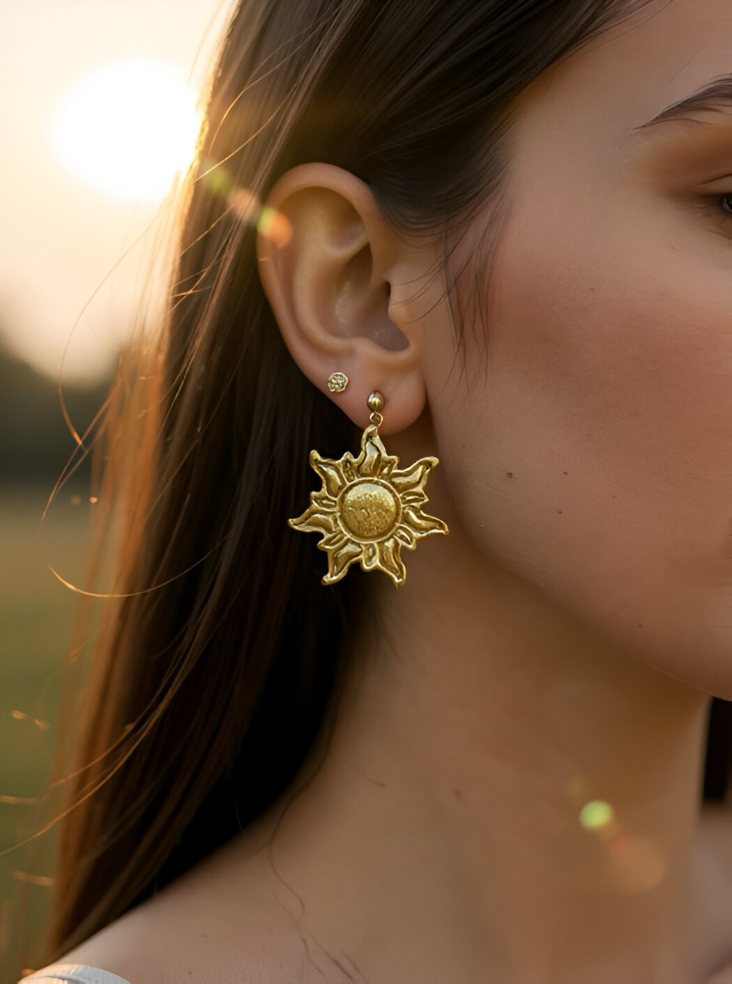 Sun earrings