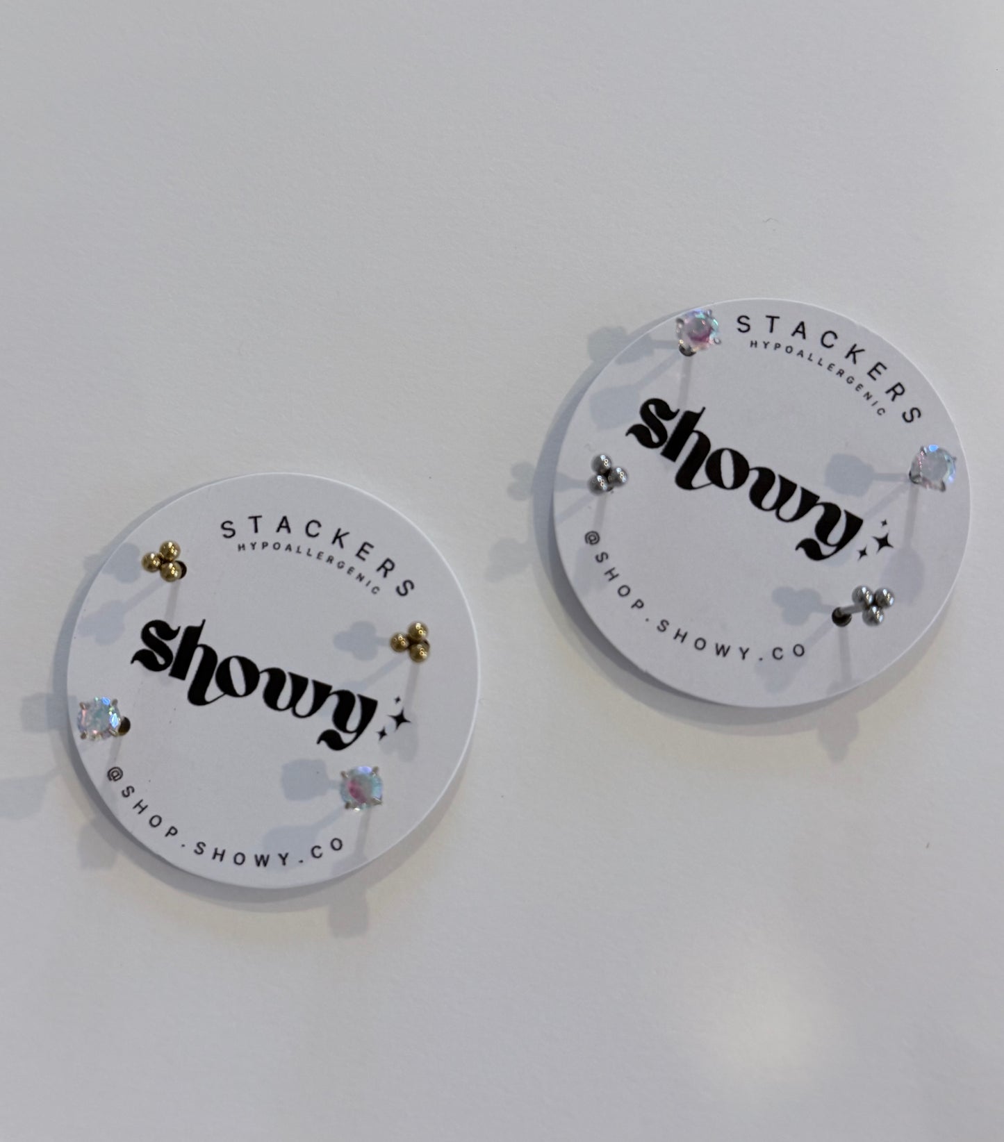 Stacker stud earrings