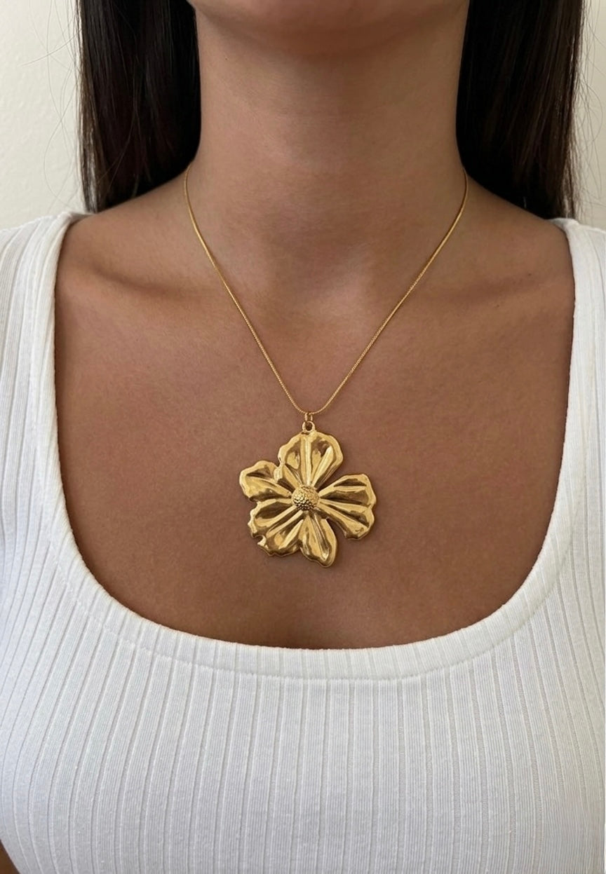 XL Statement Flower Necklace