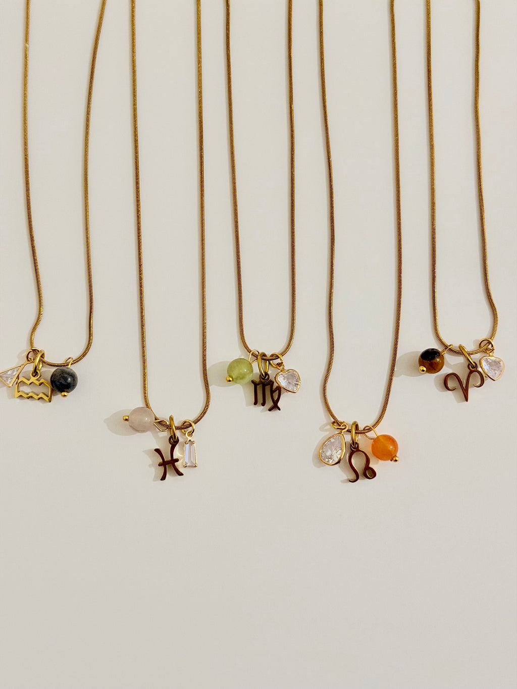 Zodiac & Stone Necklace