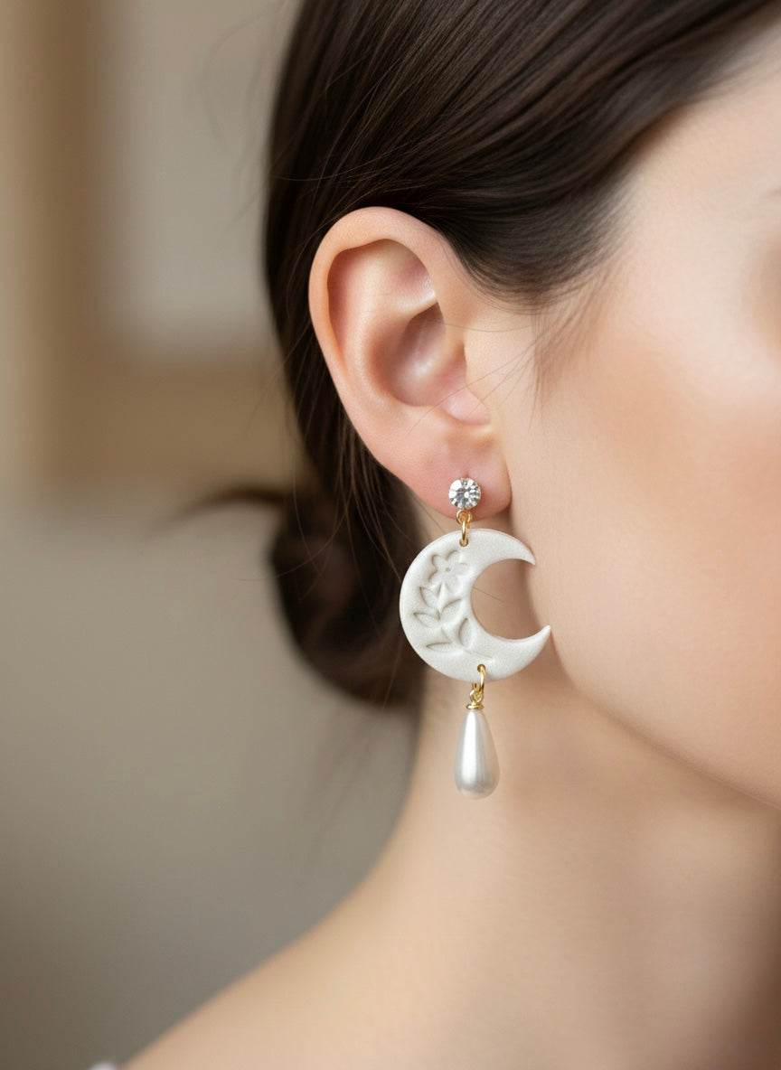 Blooming Moon Earrings