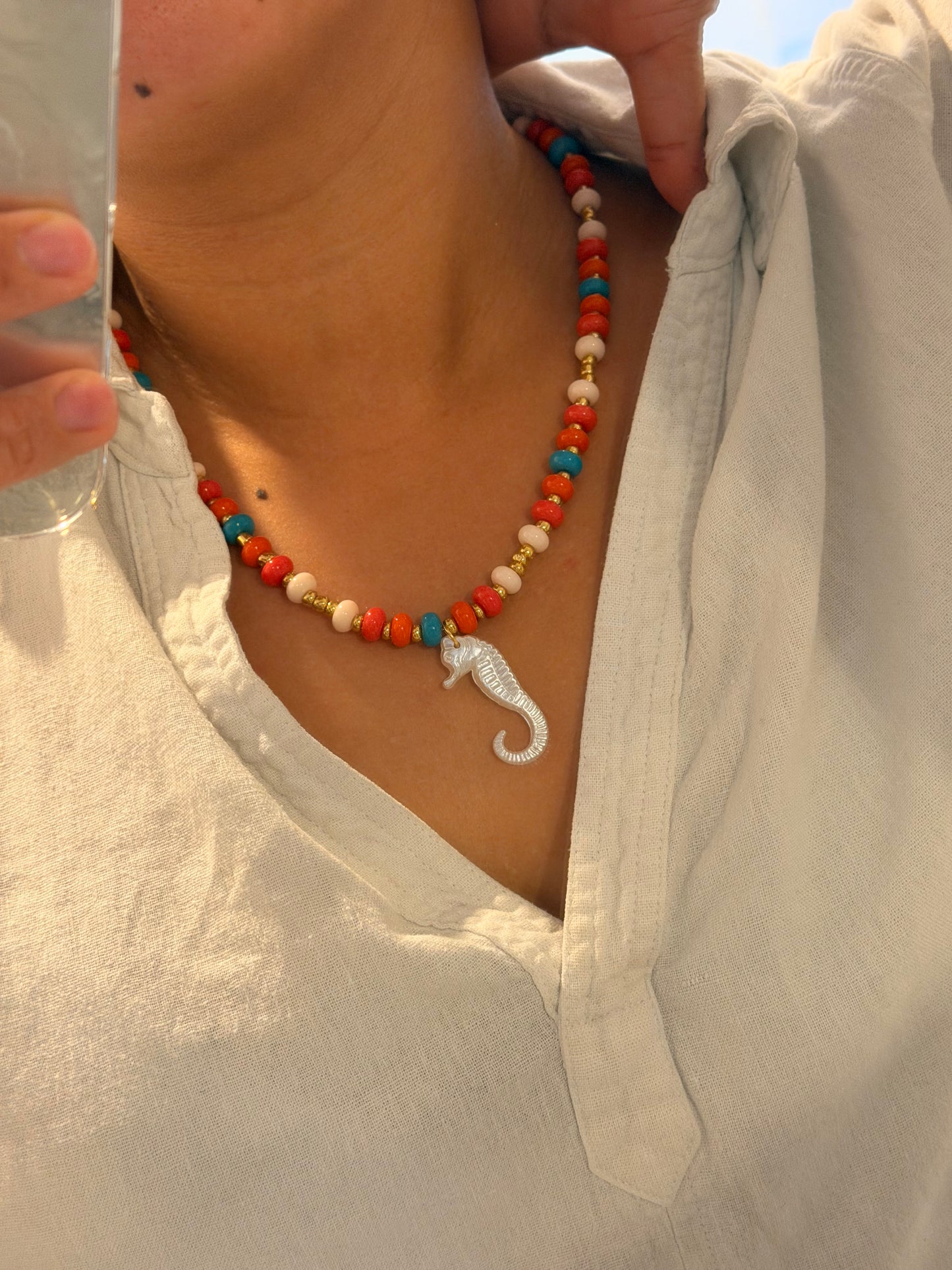 Multicolor Glass Necklaces