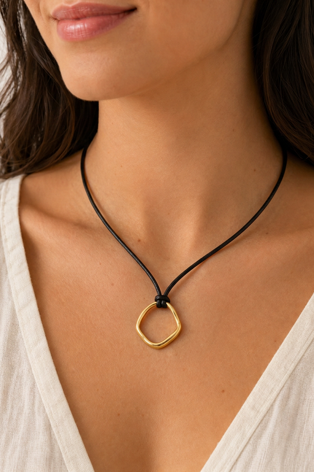 Boho Abstract Pendant Necklace - 2 - Showy