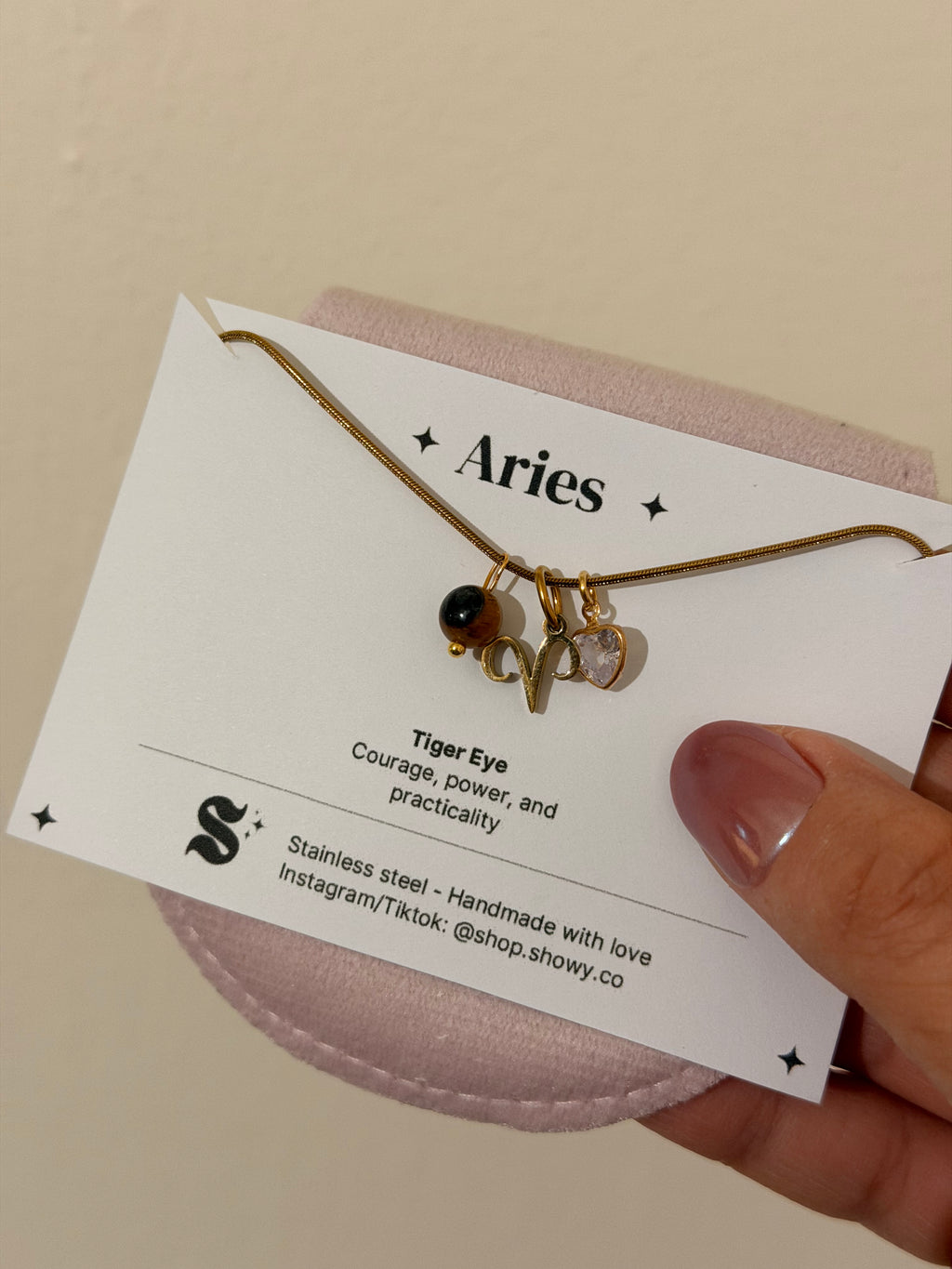 Zodiac & Stone Necklace