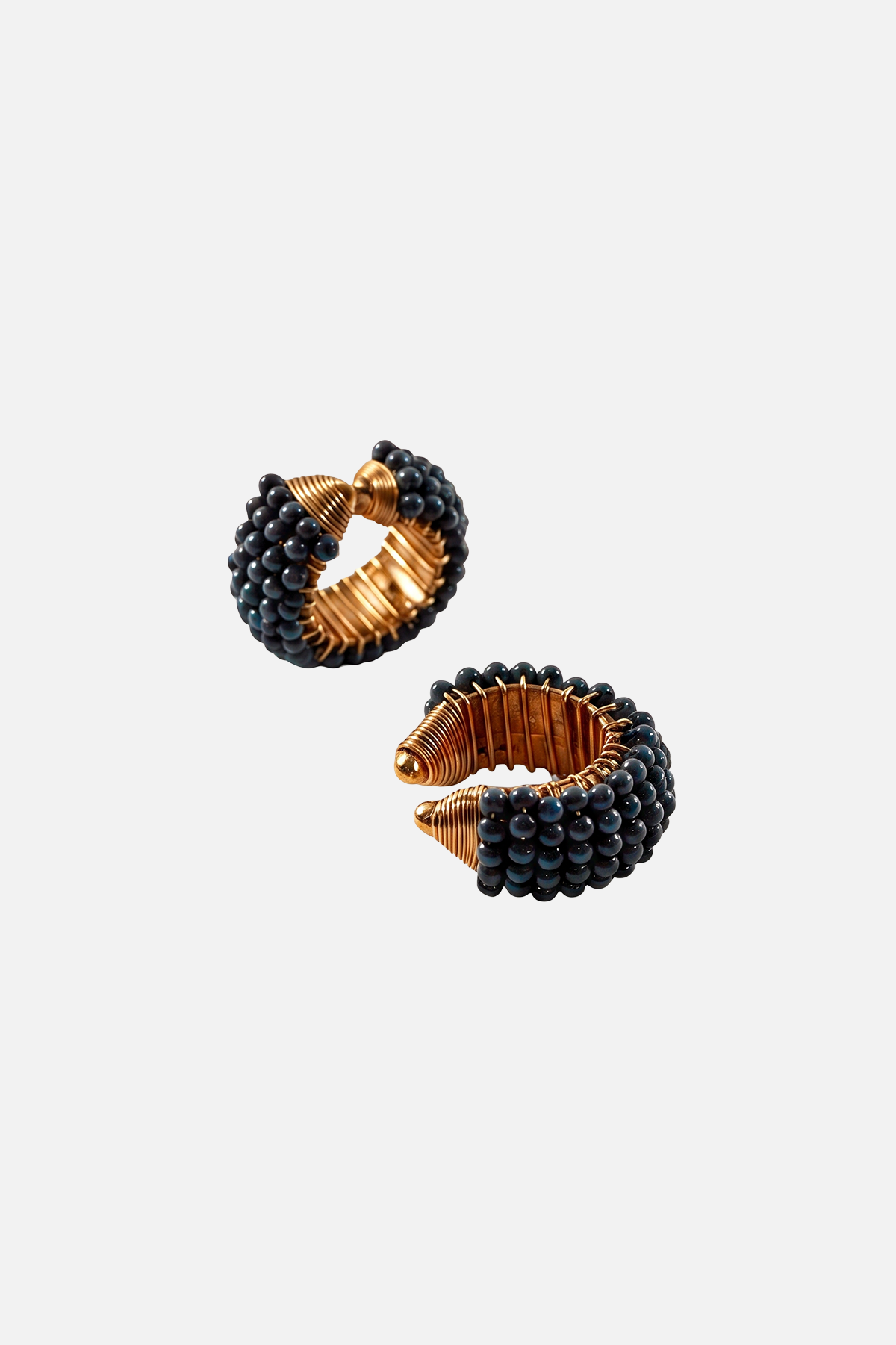Chunky Beaded Earcuffs