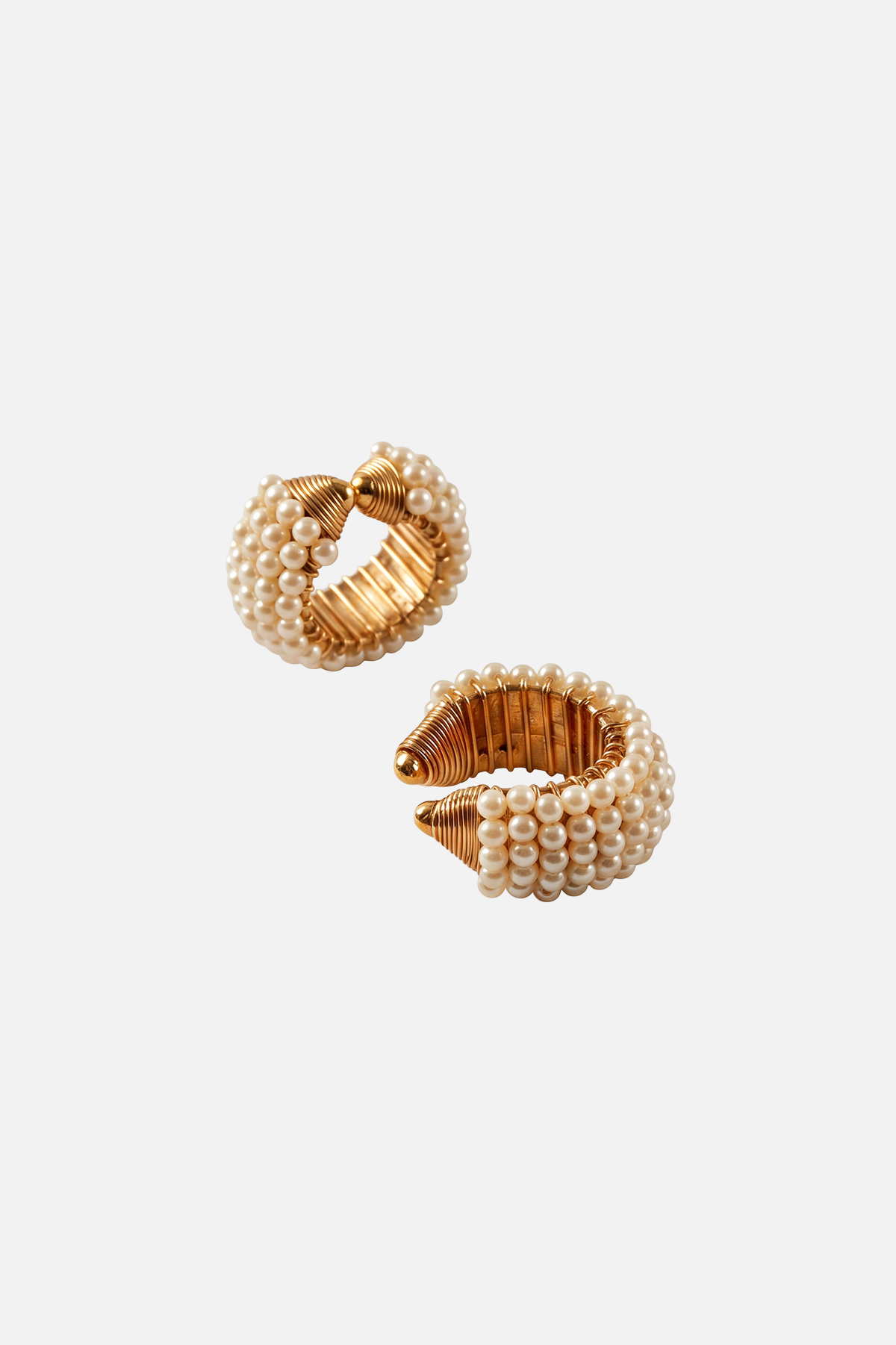 Chunky Beaded Earcuffs