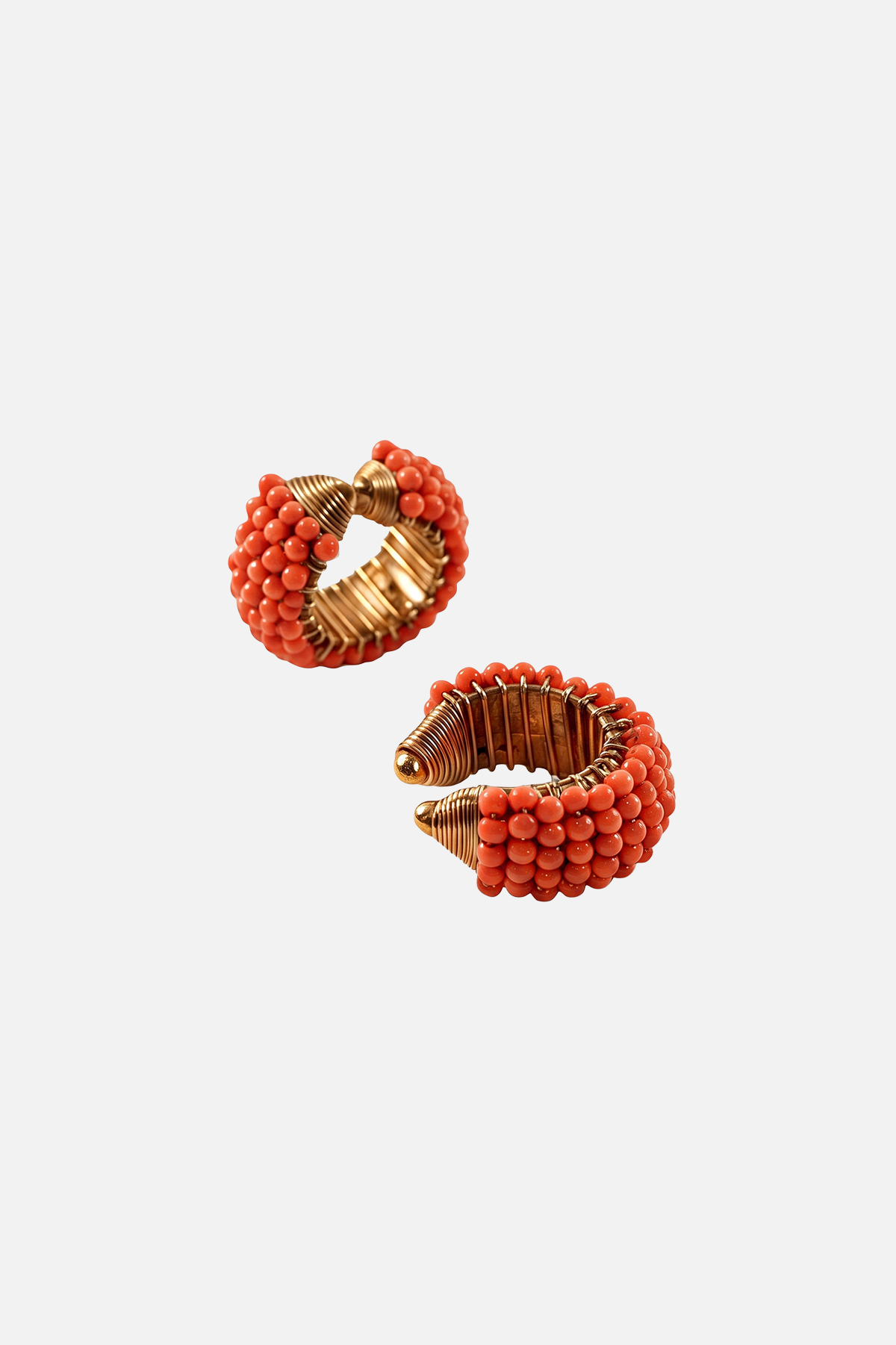 Chunky Beaded Earcuffs