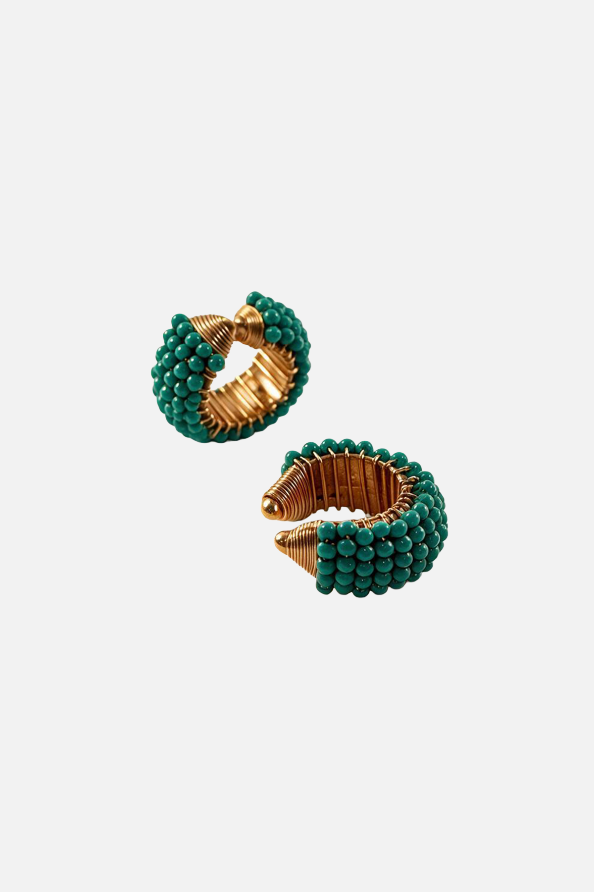 Chunky Beaded Earcuffs