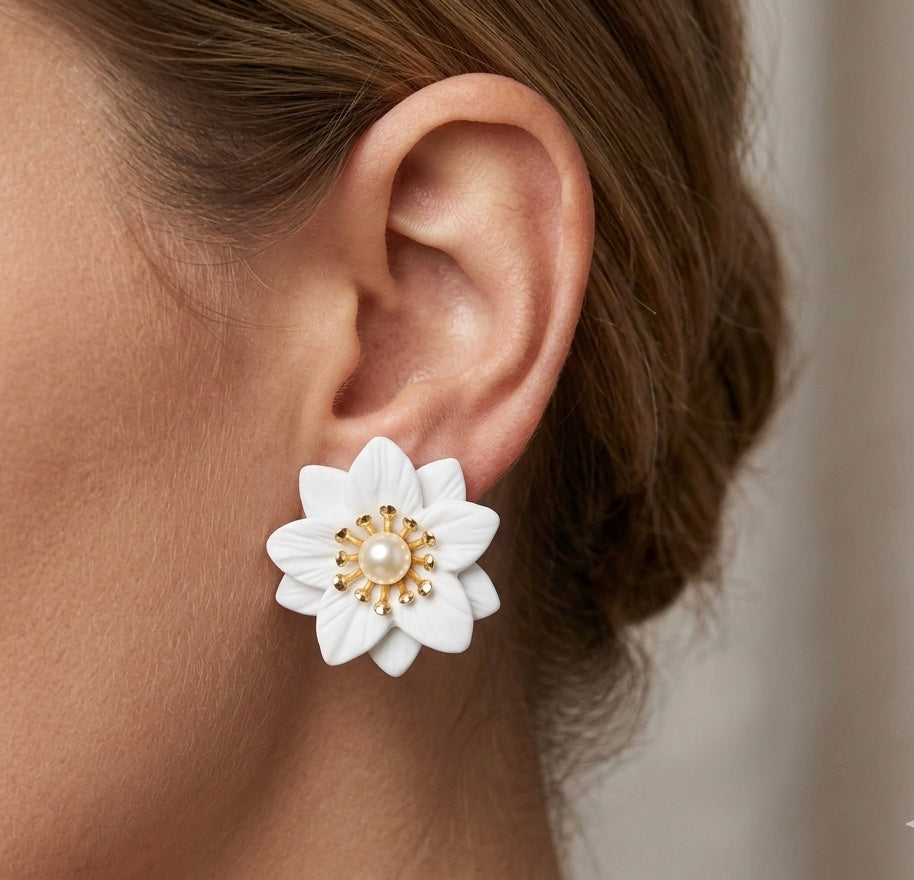 Lotus Earrings