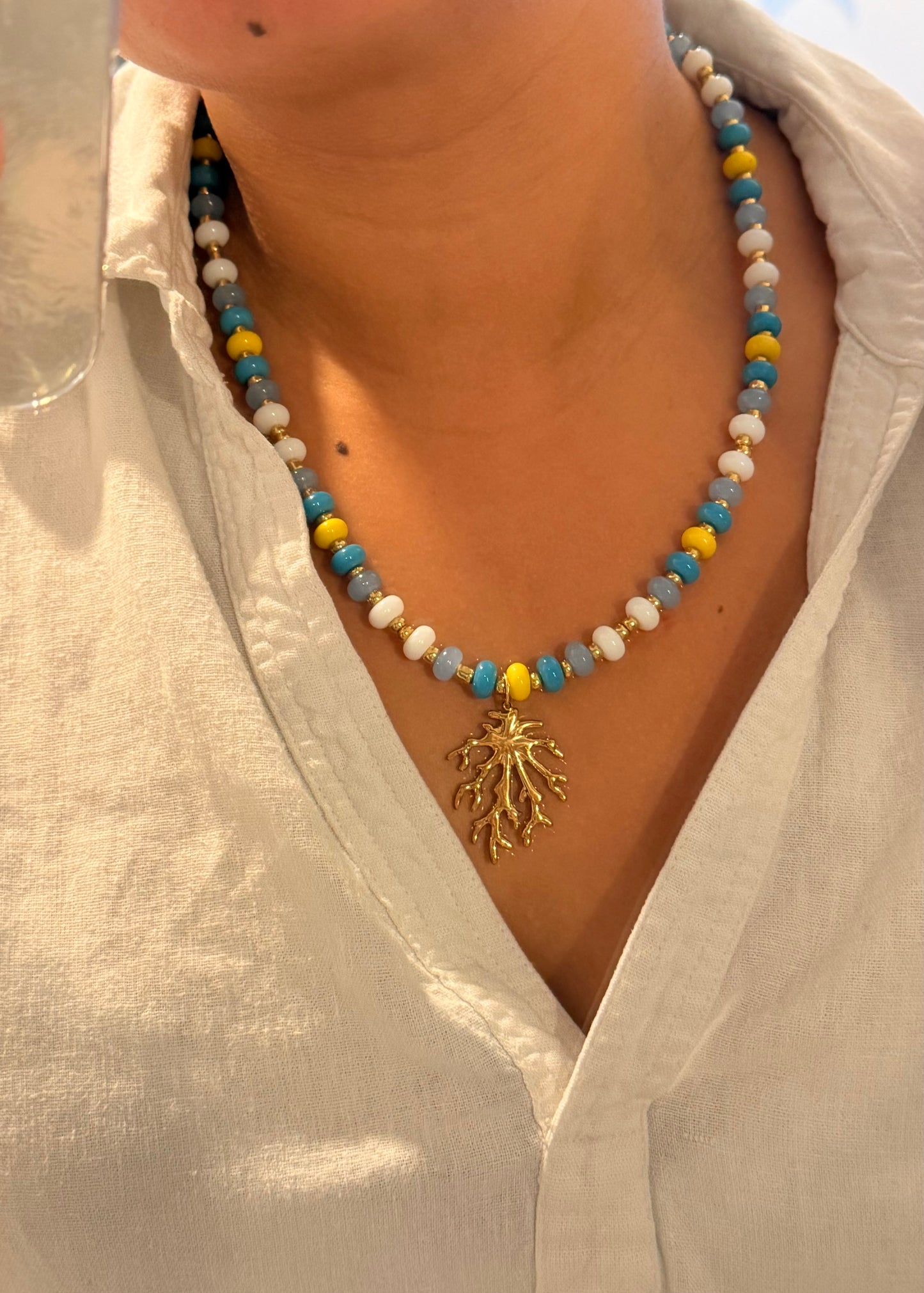 Multicolor Glass Necklaces