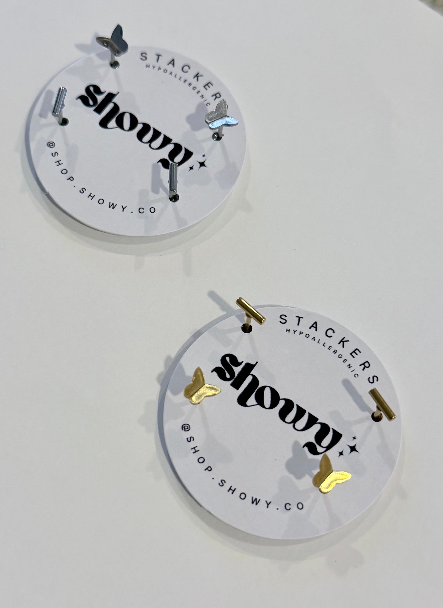 Stacker stud earrings