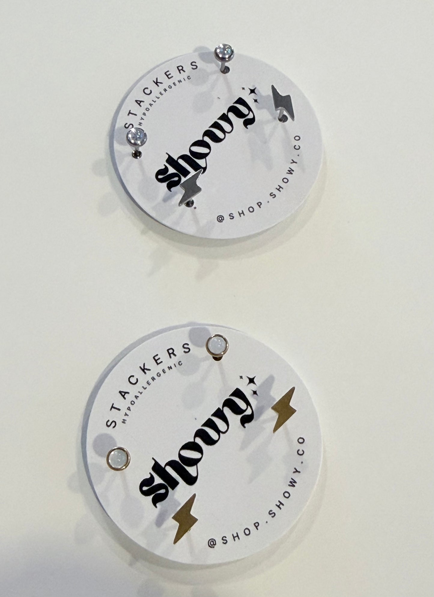 Stacker stud earrings
