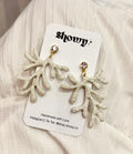 Coral Reef Rhinestone Earrings