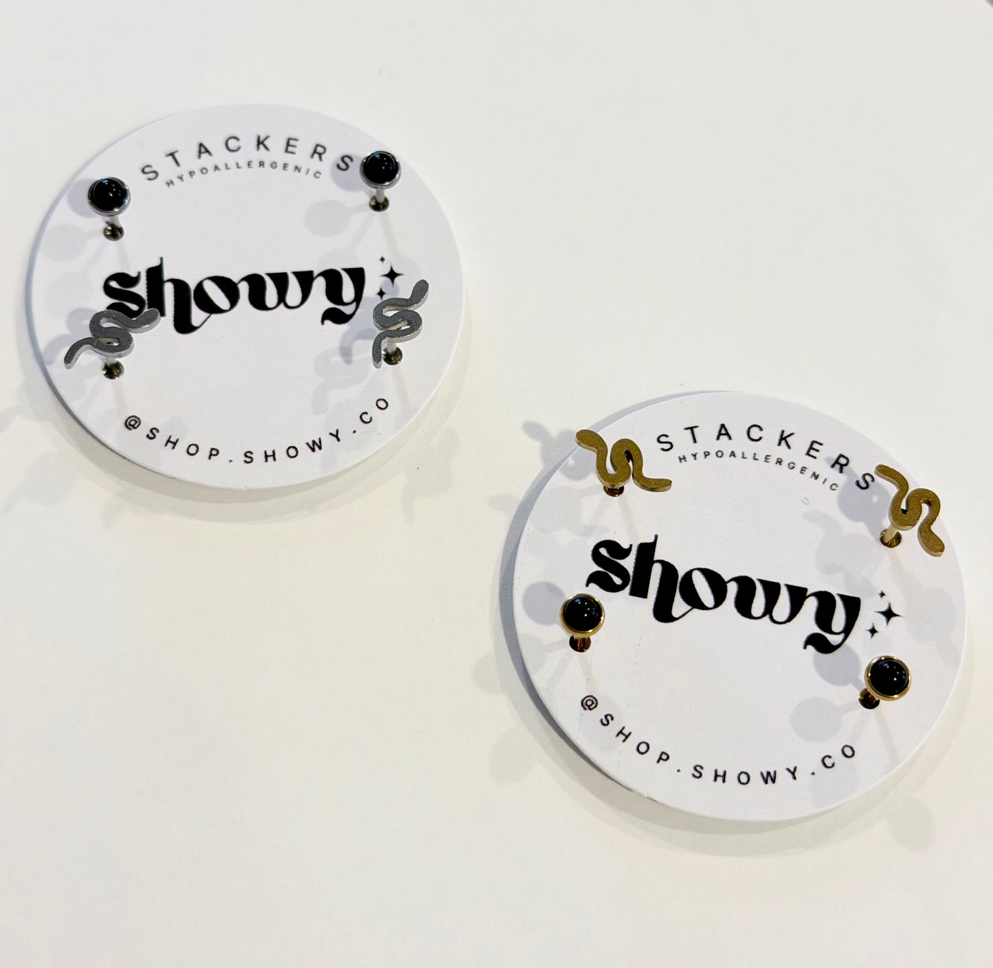 Stacker stud earrings