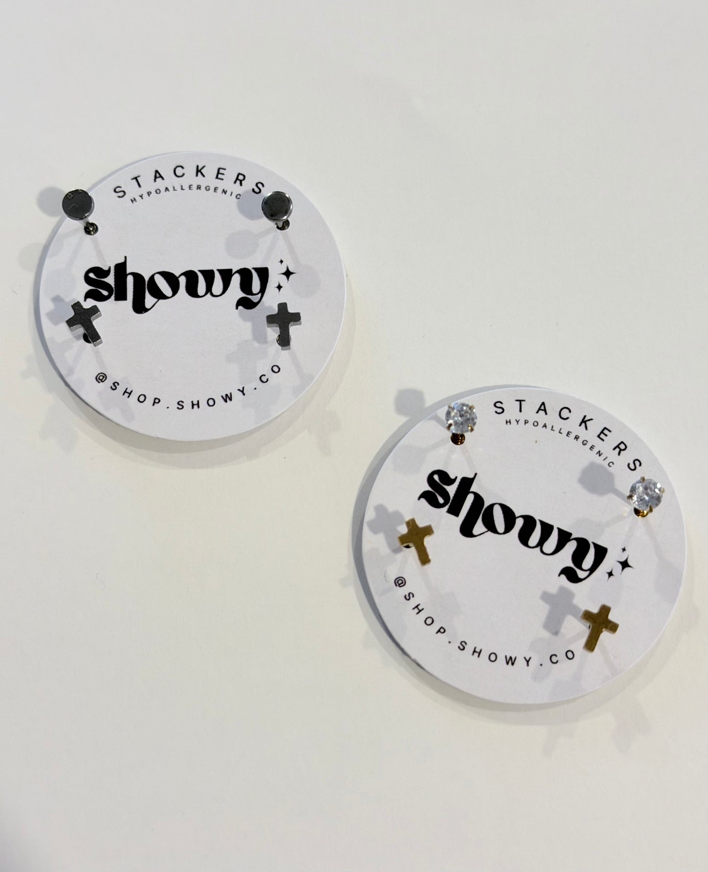 Stacker stud earrings