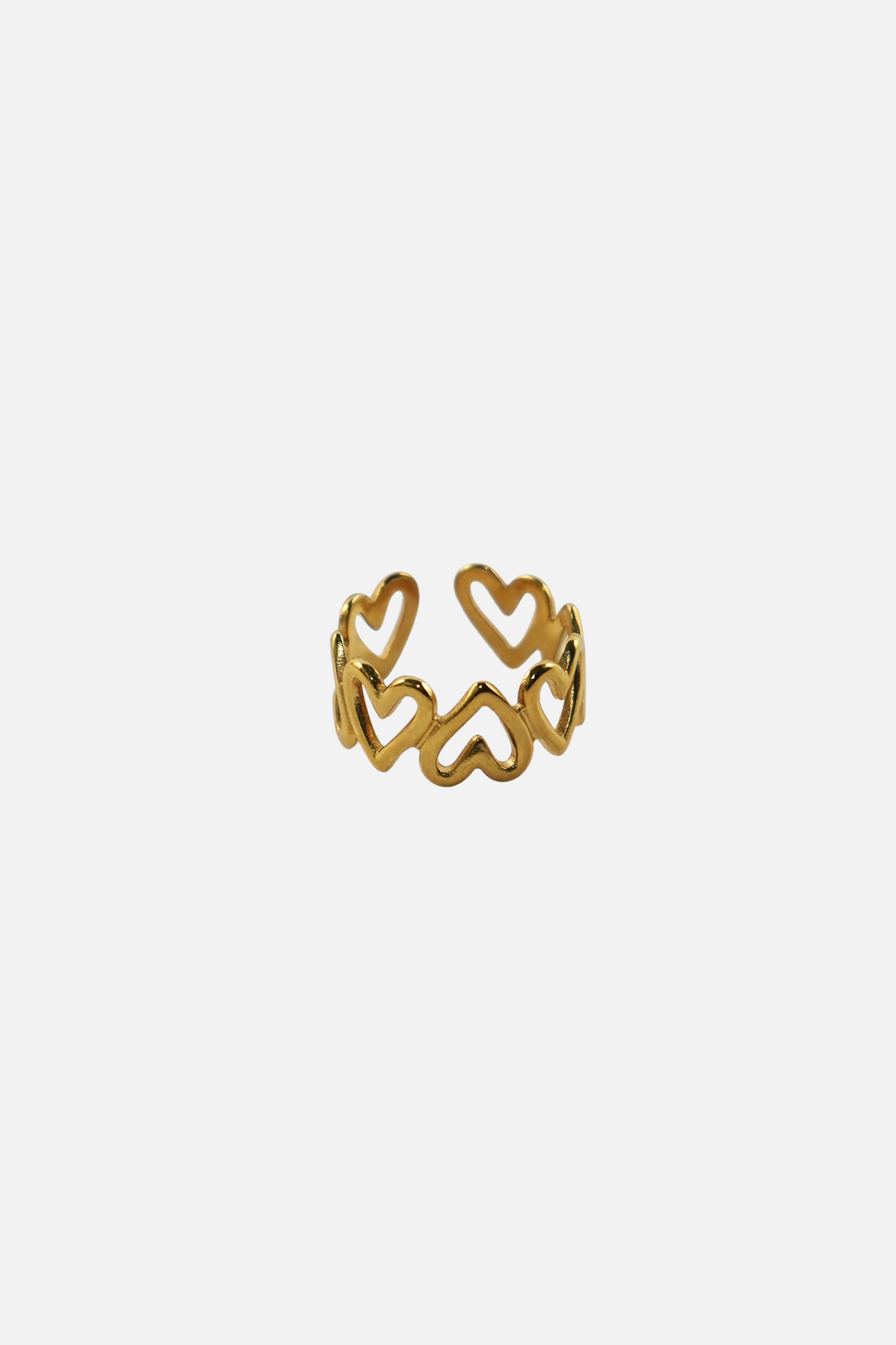 Hearts Adjustable Rings