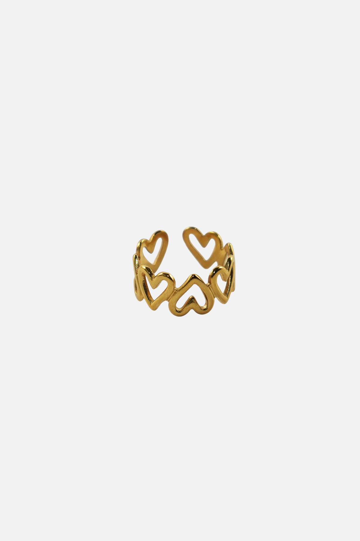 Hearts Adjustable Rings