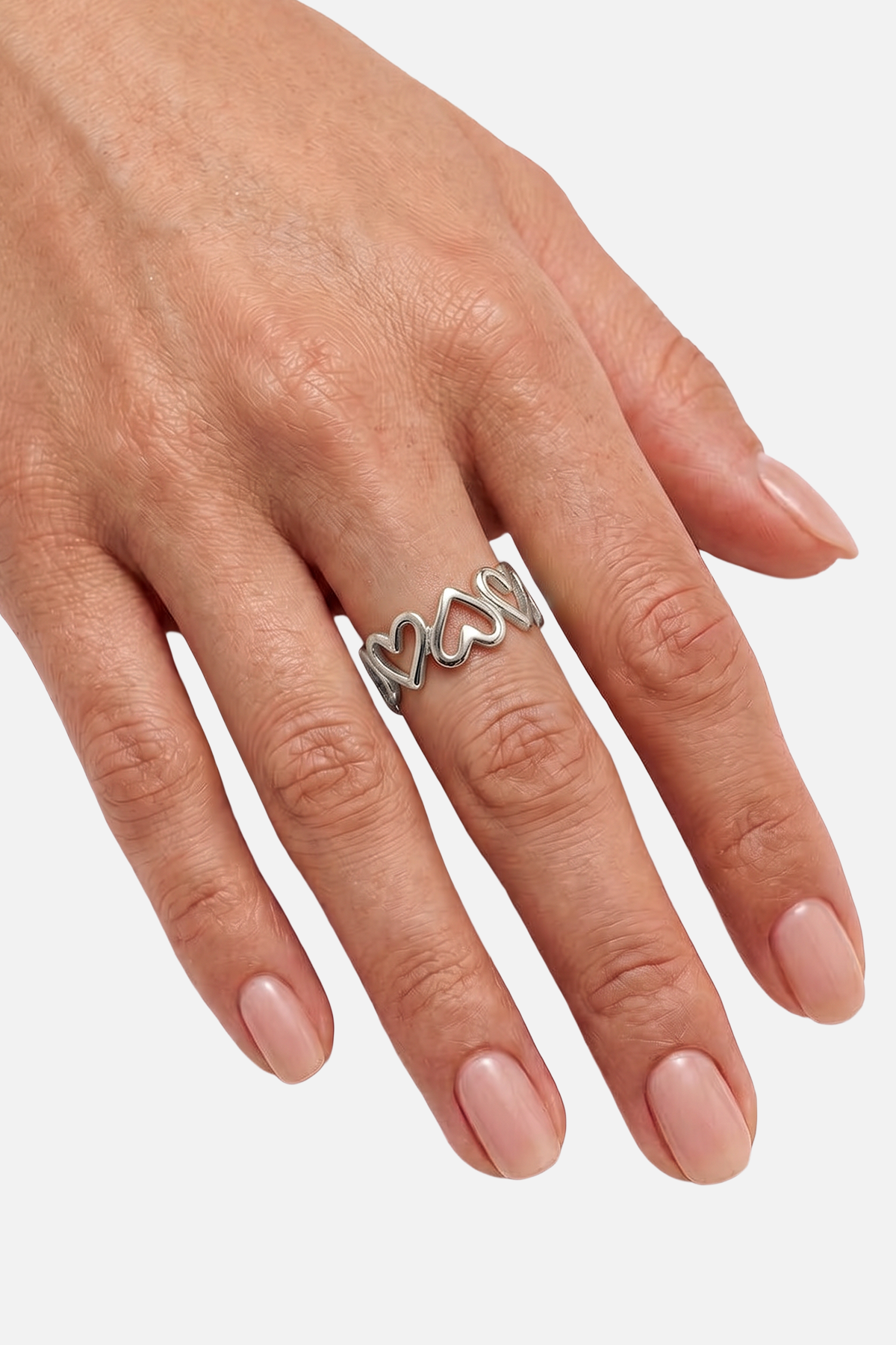 Hearts Adjustable Rings