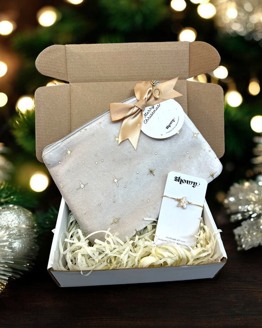 Christmas Bundle - Bracelet + Velvet Pouch
