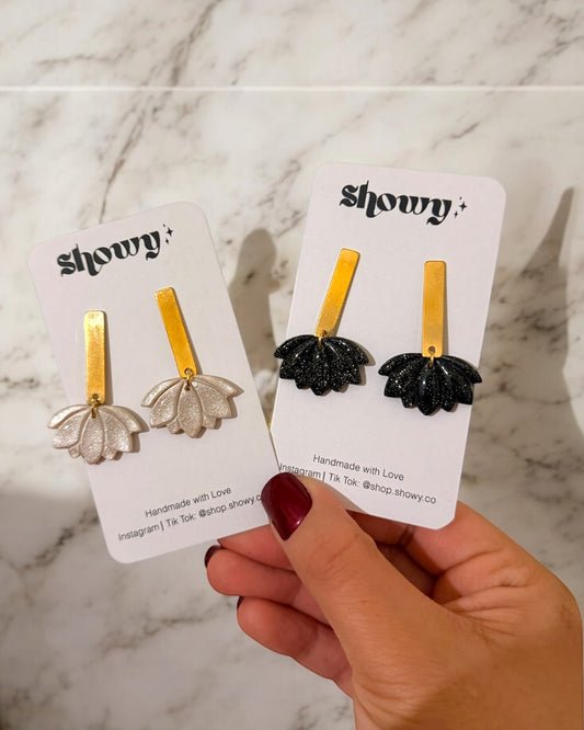 Shiny Ebony Earrings