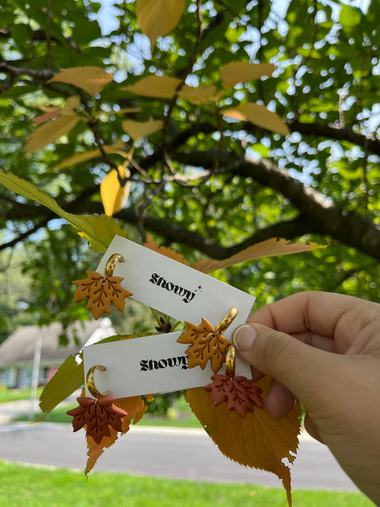 Audrey earrings 🍁