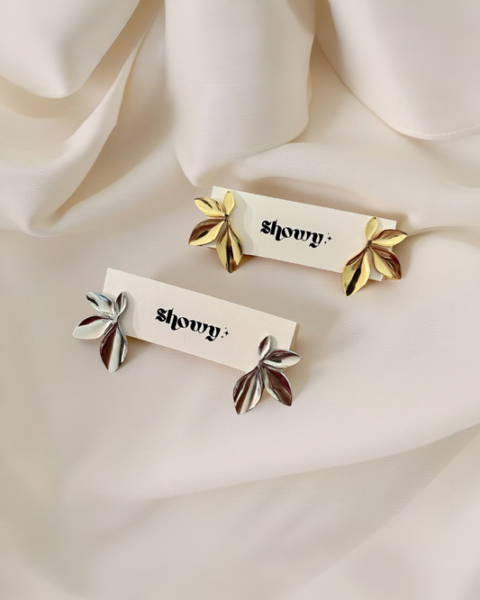 Half Leaf Earrings