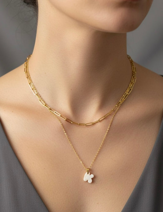 2 layer necklace bundle