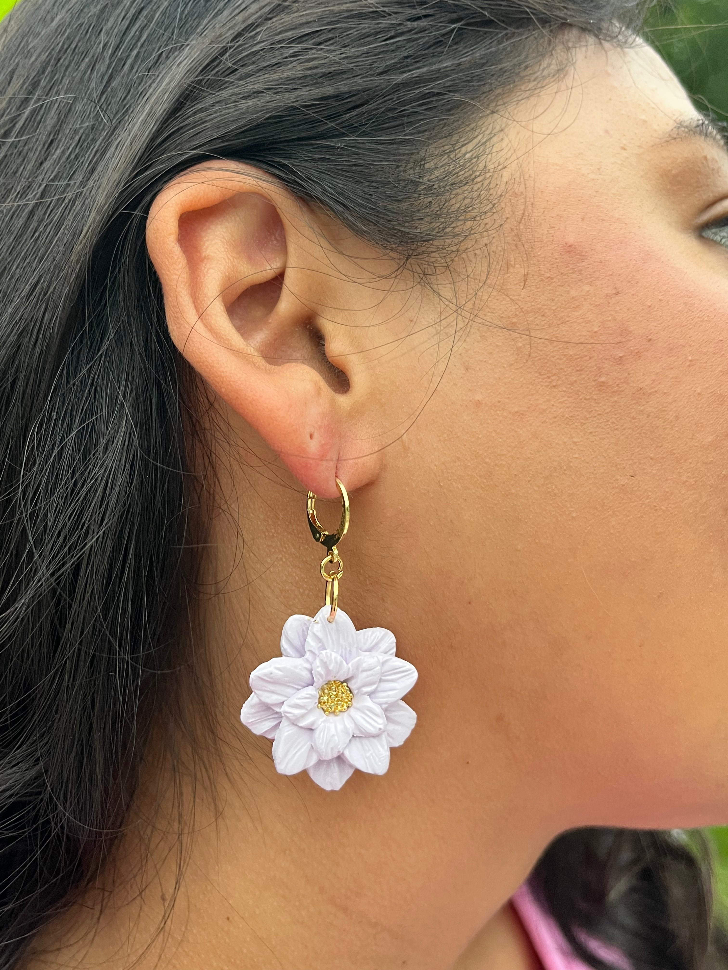 Dahlia Floral Hoops