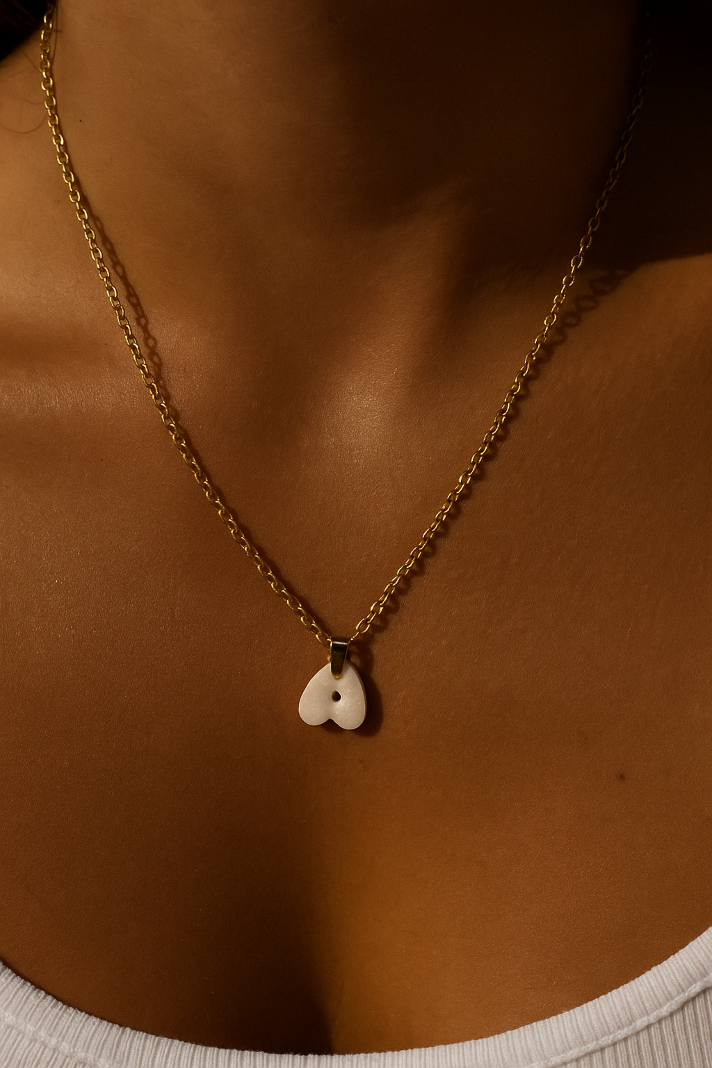 Bubble Initial necklace