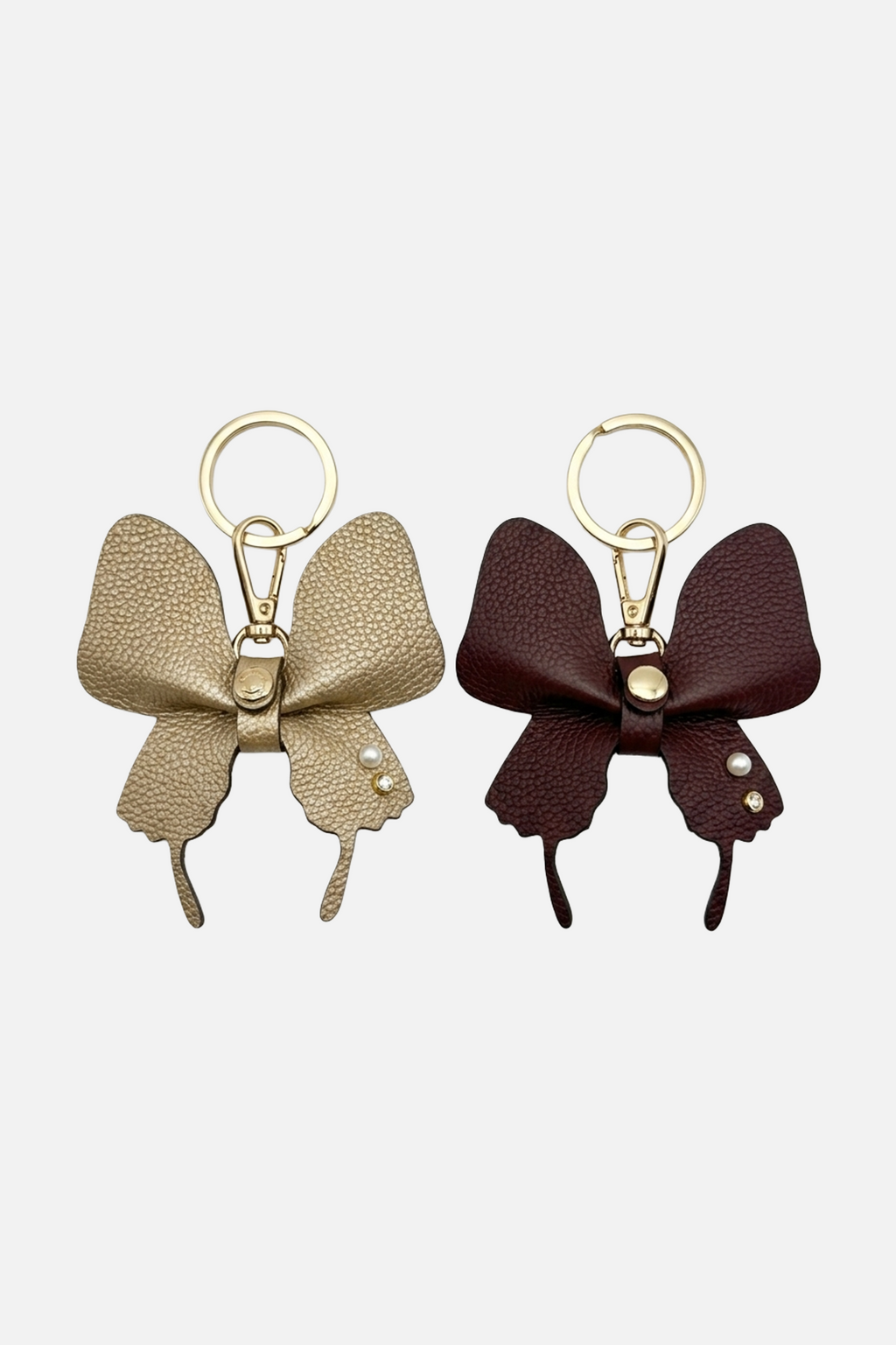 Leather Butterfly Bag Charms