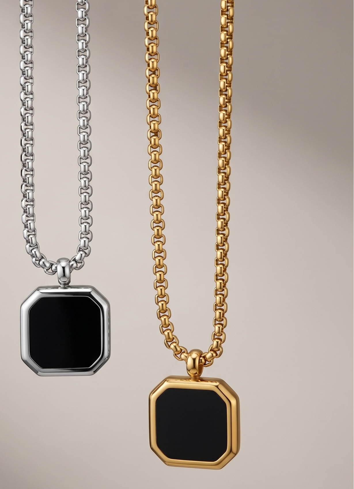 2 necklaces for men