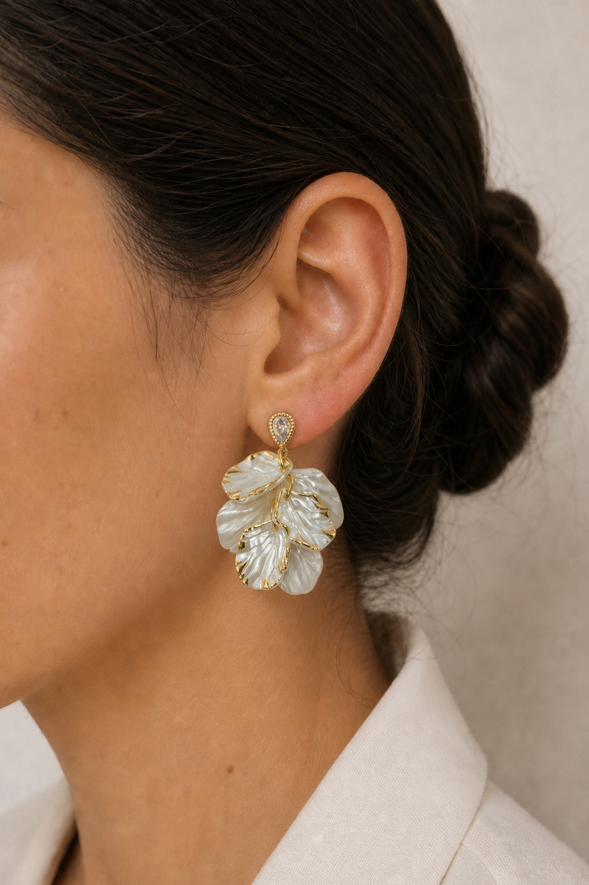 Petal Dangling Earrings - 2 - Showy
