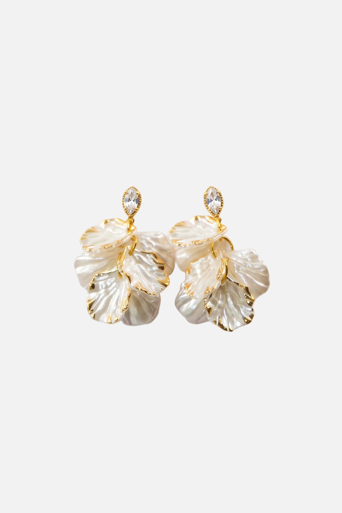 Petal Dangling Earrings - Showy
