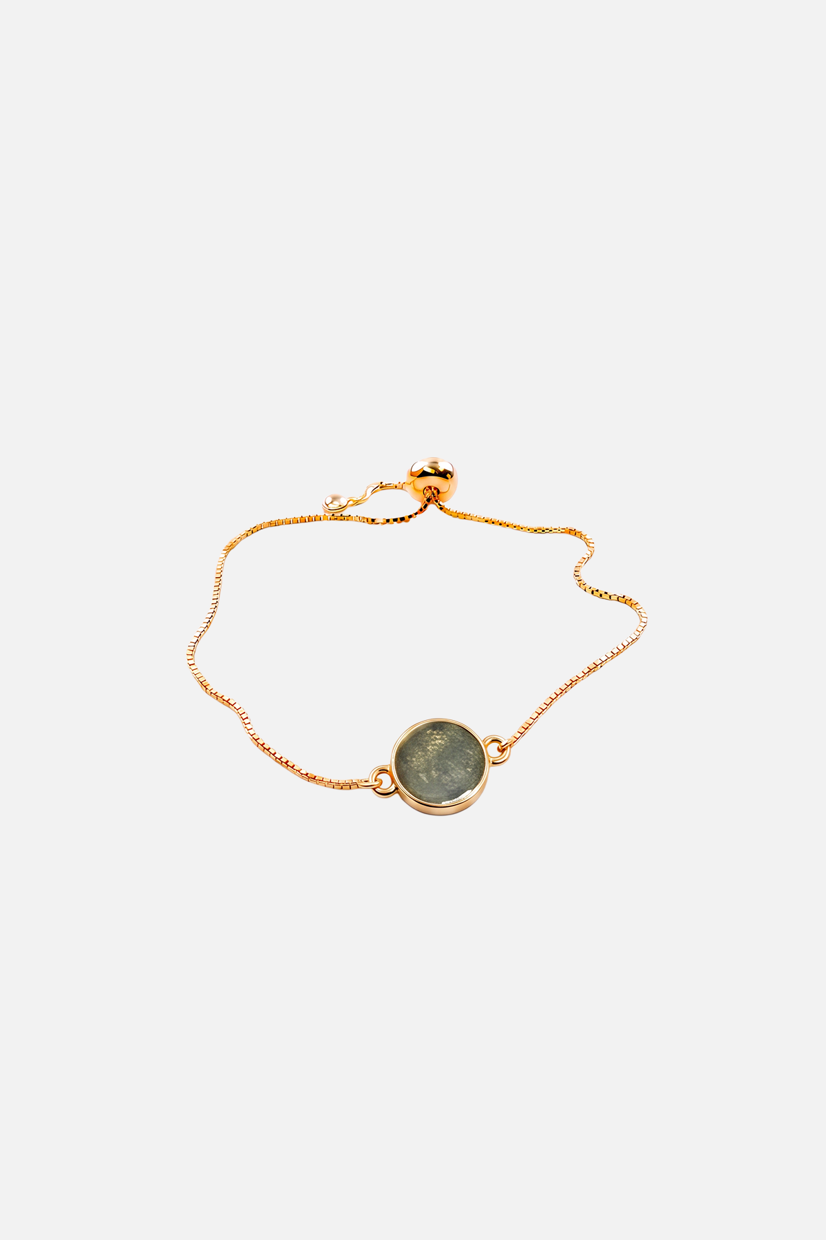 Round Pendant Adjustable Bracelet