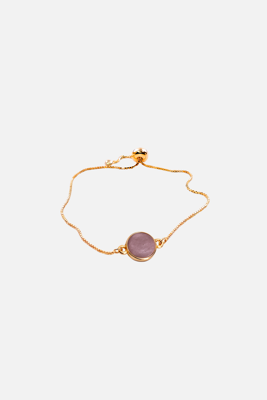 Round Pendant Adjustable Bracelet