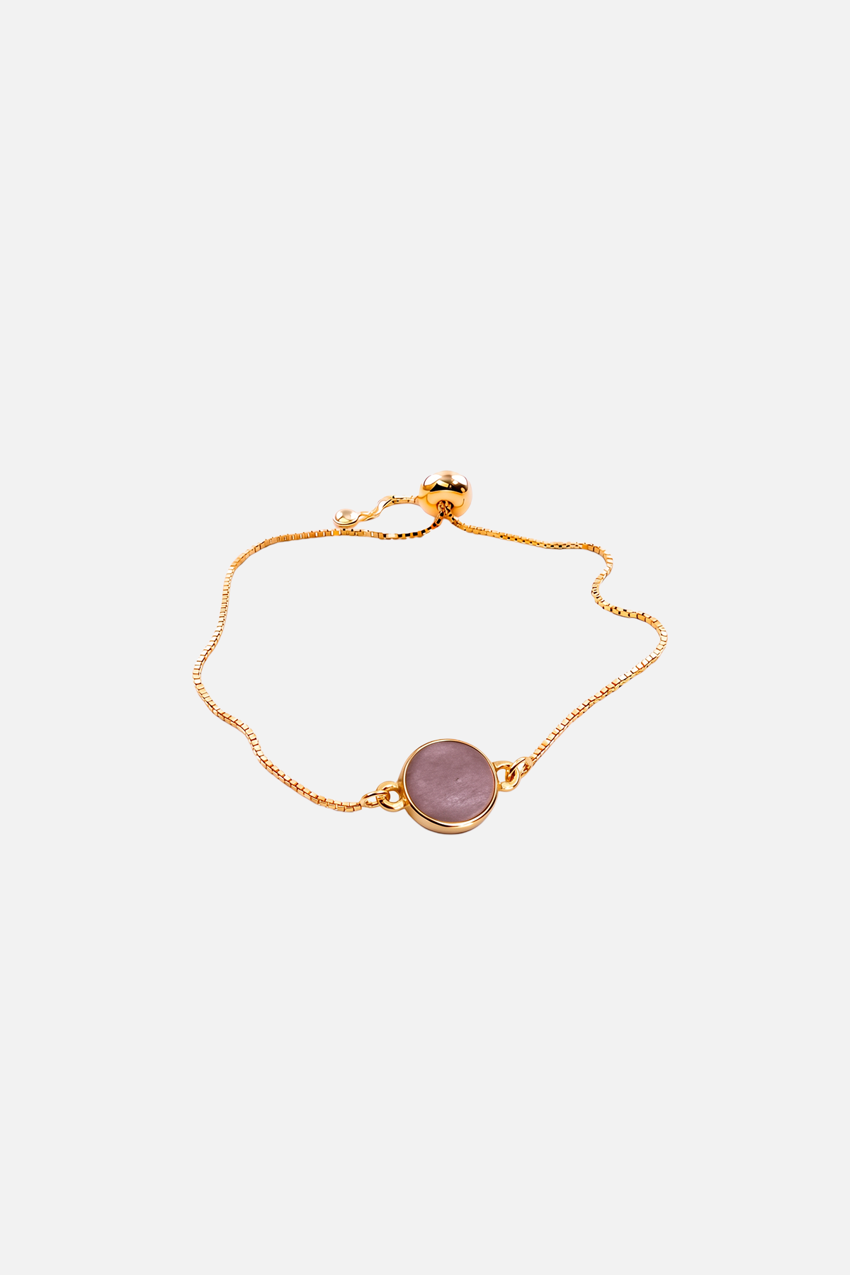 Round Pendant Adjustable Bracelet
