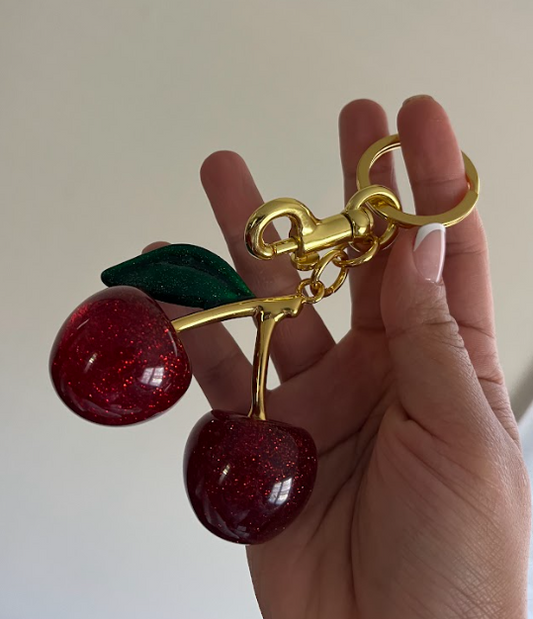 Cherry Bag Charm