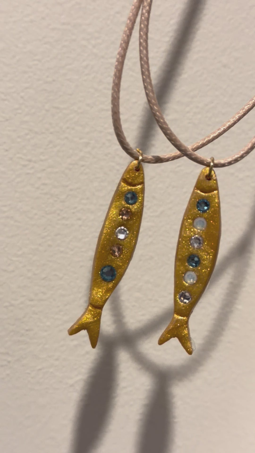 Austrian Crystal Fish Necklace